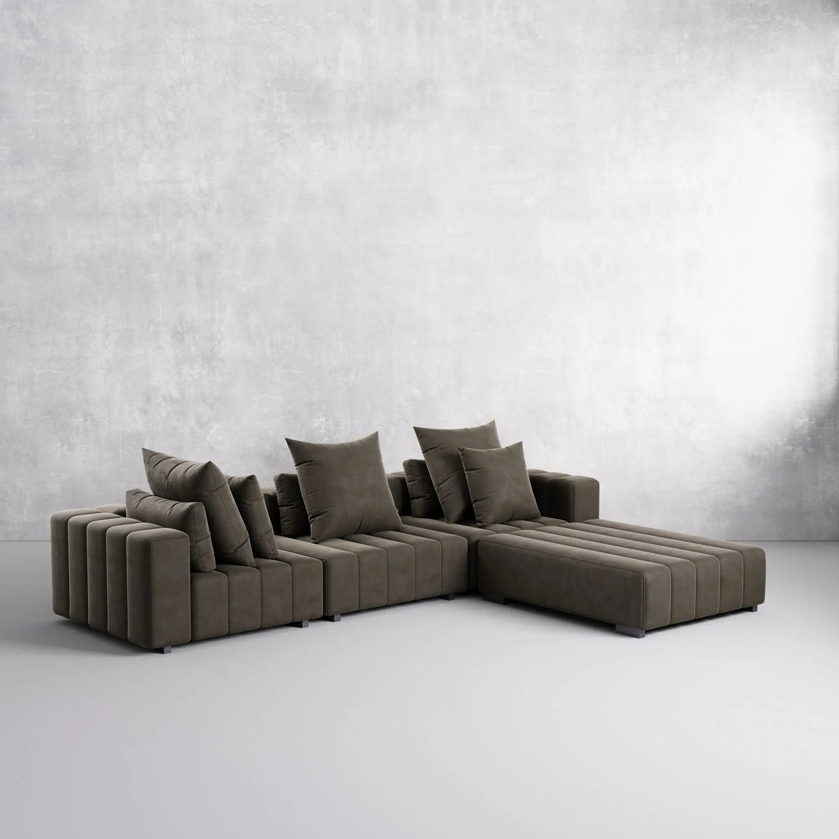 Kennedy Modular Sofa Sectional with Ottoman