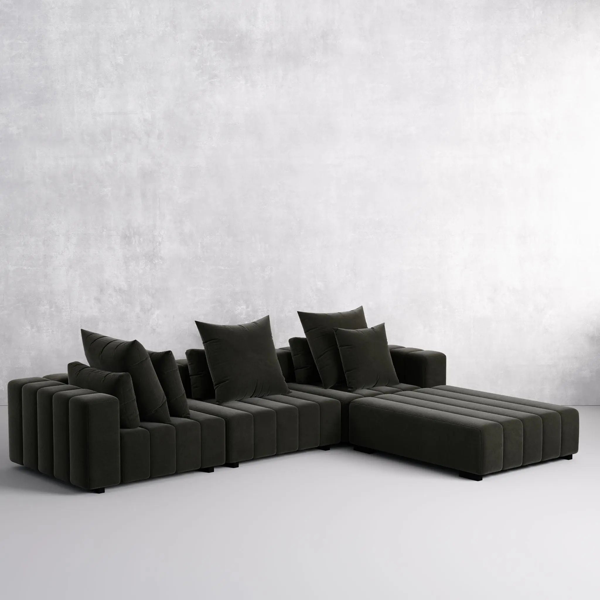 Kennedy Modular Sofa Sectional with Ottoman