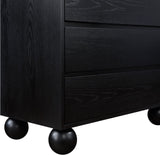 Kent Chest - Elegant Solid Ash Wood Storage Solution with Timeless Design and Luxurious Ball Legs