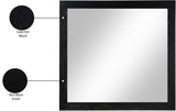 Kent Mirror - Elevate Your Space with a Sleek Art Deco Design Crafted from Solid Ash Wood Elegance