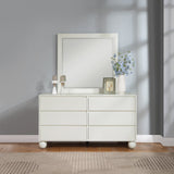 Kent Mirror - Elevate Your Space with a Sleek Art Deco Design Crafted from Solid Ash Wood Elegance