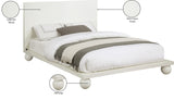 Kent Bed - Elegant Solid Ash Wood Design with Luxurious Ball Legs for a Modern Bedroom Upgrade