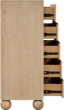 Kent Chest - Elegant Solid Ash Wood Storage Solution with Timeless Design and Luxurious Ball Legs