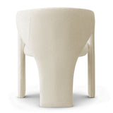 Khloe Modern Chenille Dining Chair with Arms (Set of 2)