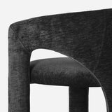 Khloe Modern Chenille Dining Chair with Arms (Set of 6)
