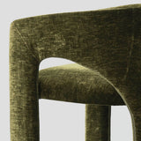 Khloe Modern Chenille Dining Chair with Arms (Set of 6)