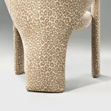 Khloe Modern Leopard Chair with Arms (Set of 2)