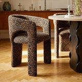 Khloe Modern Leopard Chair with Arms (1-Piece)