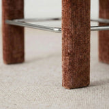 Silver Replacement Footrests for Khloe Counter Stool, Parts Only (2-Pack)