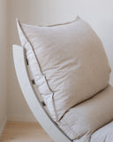 LAAKSO rocking lounger, OHRA cushion and wedges | beige set