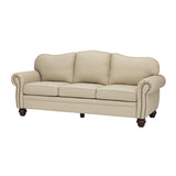 Flavio 81" Genuine Leather Sofa