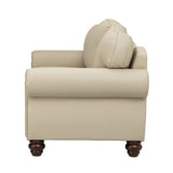 Flavio 81" Genuine Leather Sofa
