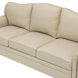 Flavio 81" Genuine Leather Sofa