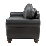 Flavio 81" Genuine Leather Sofa
