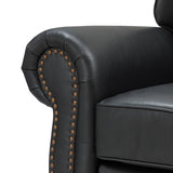 Flavio 81" Genuine Leather Sofa