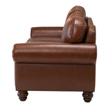 Flavio 81" Genuine Leather Sofa