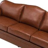 Flavio 81" Genuine Leather Sofa