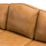 Flavio 81" Genuine Leather Sofa