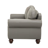 Flavio 81" Genuine Leather Sofa