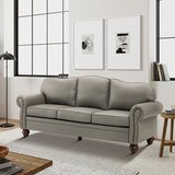 Flavio 81" Genuine Leather Sofa