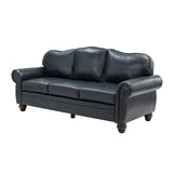 Flavio 81" Genuine Leather Sofa