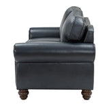 Flavio 81" Genuine Leather Sofa