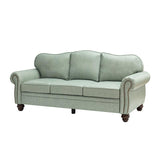 Flavio 81" Genuine Leather Sofa