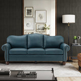 Flavio 81" Genuine Leather Sofa