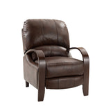 Melisa Genuine Leather Manual Recliner