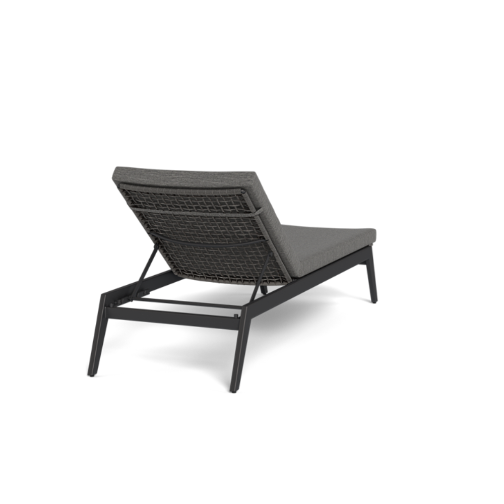 Shop Harbour Loop Sun Lounge (Aluminum Asteroid / Cast Slate / Wicker Grey)