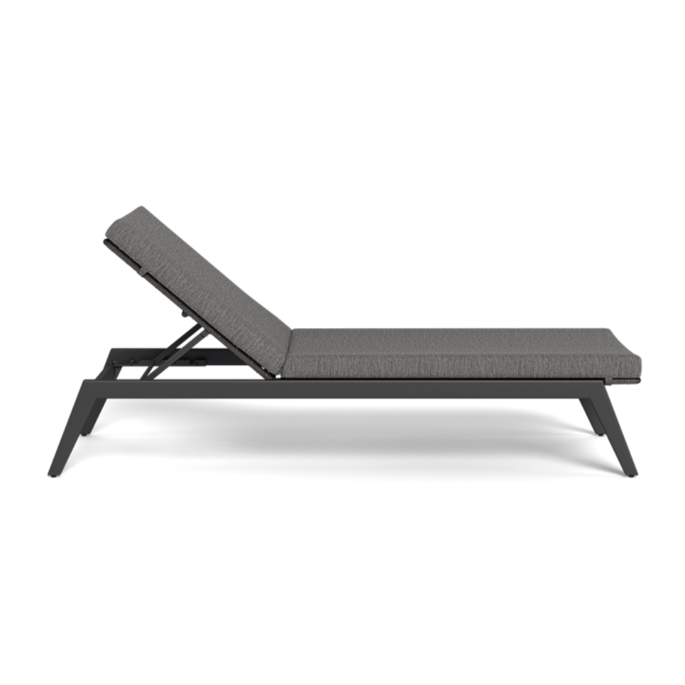 Shop Harbour Loop Sun Lounge (Aluminum Asteroid / Cast Slate / Wicker Grey)