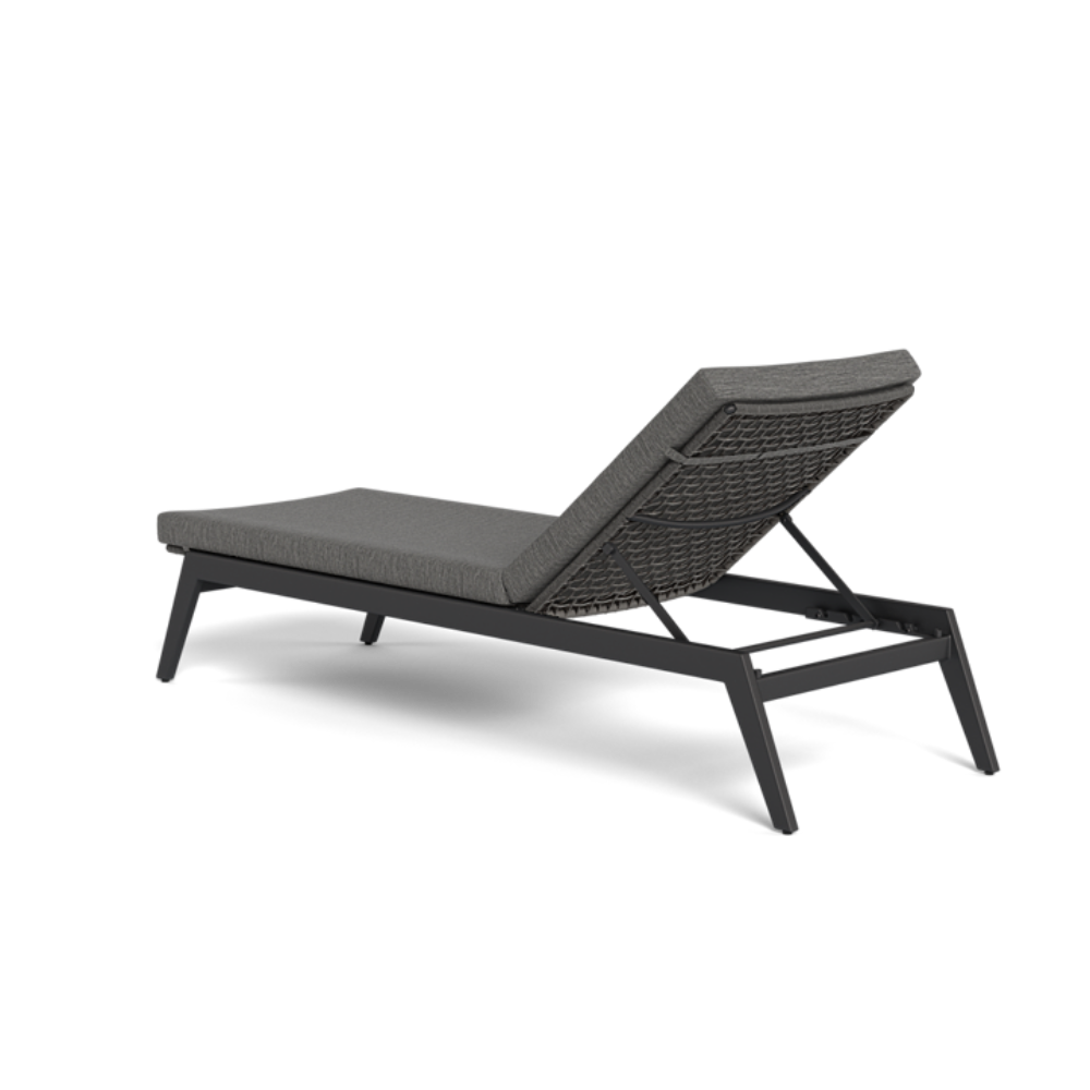 Shop Harbour Loop Sun Lounge (Aluminum Asteroid / Cast Slate / Wicker Grey)