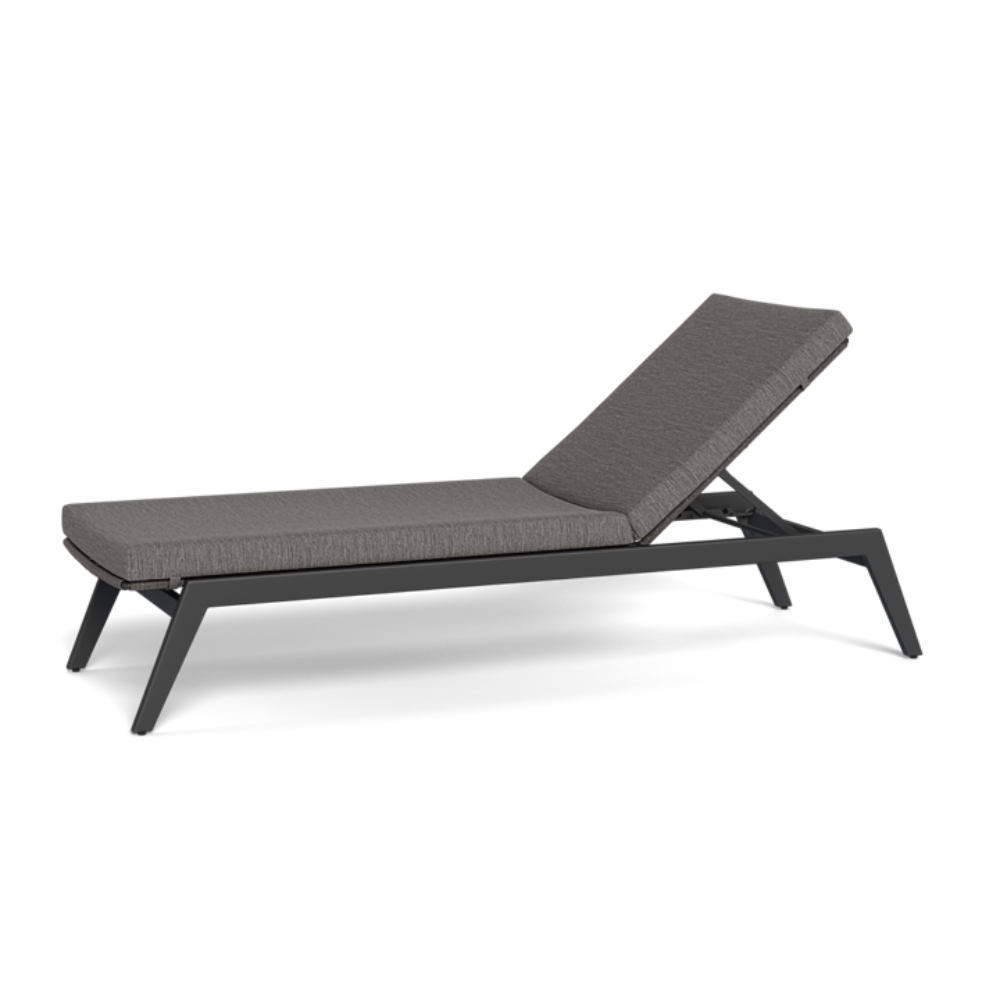 Shop Harbour Loop Sun Lounge (Aluminum Asteroid / Cast Slate / Wicker Grey)