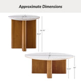 Oswald 2 - Piece Living Room Table Set (Optional Type)