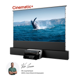 LTV-3000 Pro Plus UST RGB Station 120''-130'' AWOL Vision Acoustic ALR Floor Rising Screen Bundle