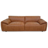 Laffey Tan Top Grain Leather Sofa