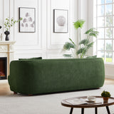 Larisa Green Mid Century Modern Linen Sofa