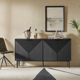 Lasse 63" Wide 4 Door Sideboard