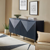 Lasse 63" Wide 4 Door Sideboard