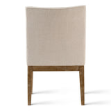 Lawrence Modern Upholstered Dining Chairs with Arms (Set of 4)