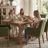 Lawrence Modern Upholstered Dining Chairs with Arms (Set of 4)