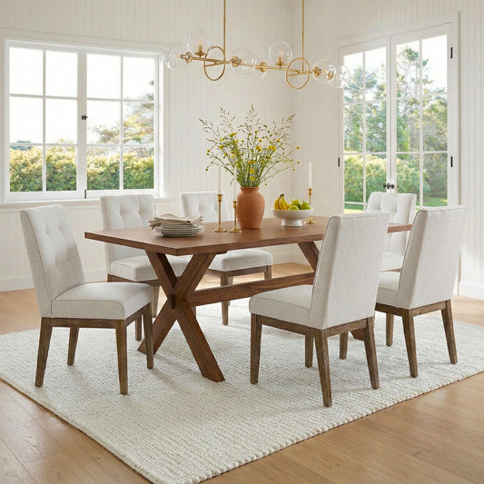 Lawrence Modern Upholstered Dining Chair (Set of 6)