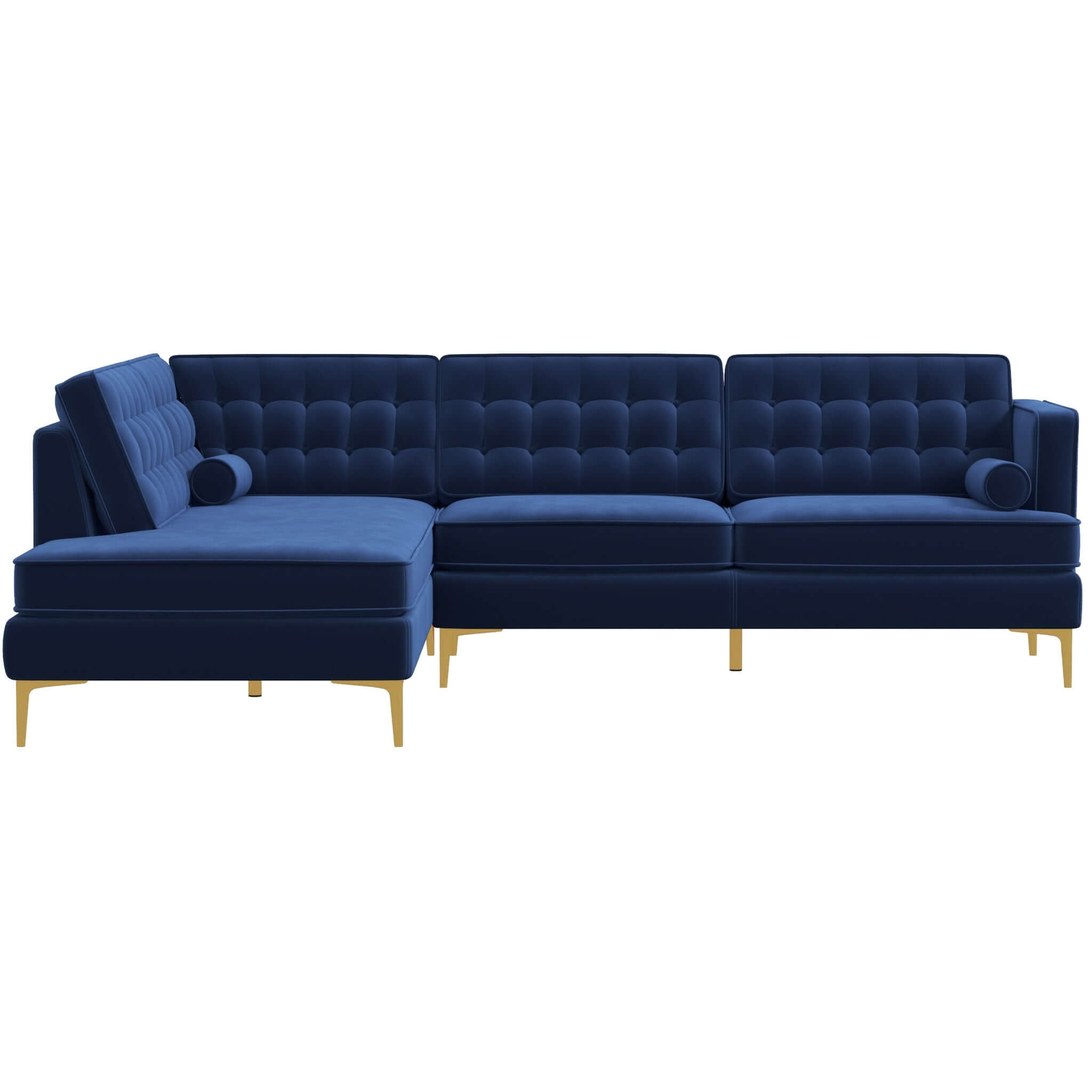 Brooke Mid-Century Modern  Sectional Sofa