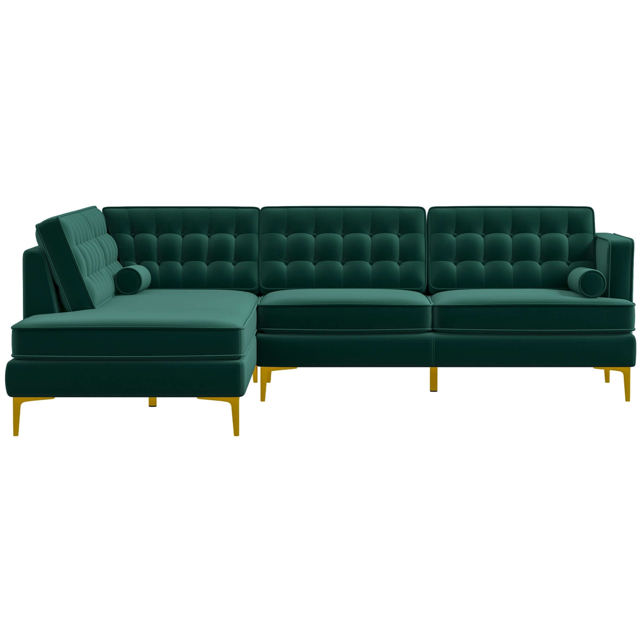 Brooke Mid-Century Modern  Sectional Sofa