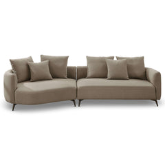 McKenzie Mid-Century Modern Boucle Sectional Sofa