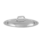 Mauviel M'COOK 5-Ply Splayed Saute Pan With Lid, Cast Stainless Steel Handle, 1.1-Qt