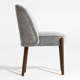 London Upholstered Solid Wood Full Back Dining Chair (Set of 4)