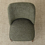 London Upholstered Solid Wood Full Back Dining Chair (Set of 2)