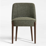 London Upholstered Solid Wood Full Back Dining Chair (Set of 4)