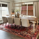 London Upholstered Solid Wood Full Back Dining Chair (Set of 4)